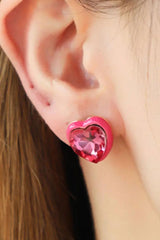 Shop Exquisite Heart & Butterfly Earrings 3-Piece Set - Daily Fashion